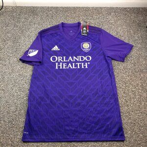 NWT 2018 Orlando City SC Jersey Adidas Purple Mens Large